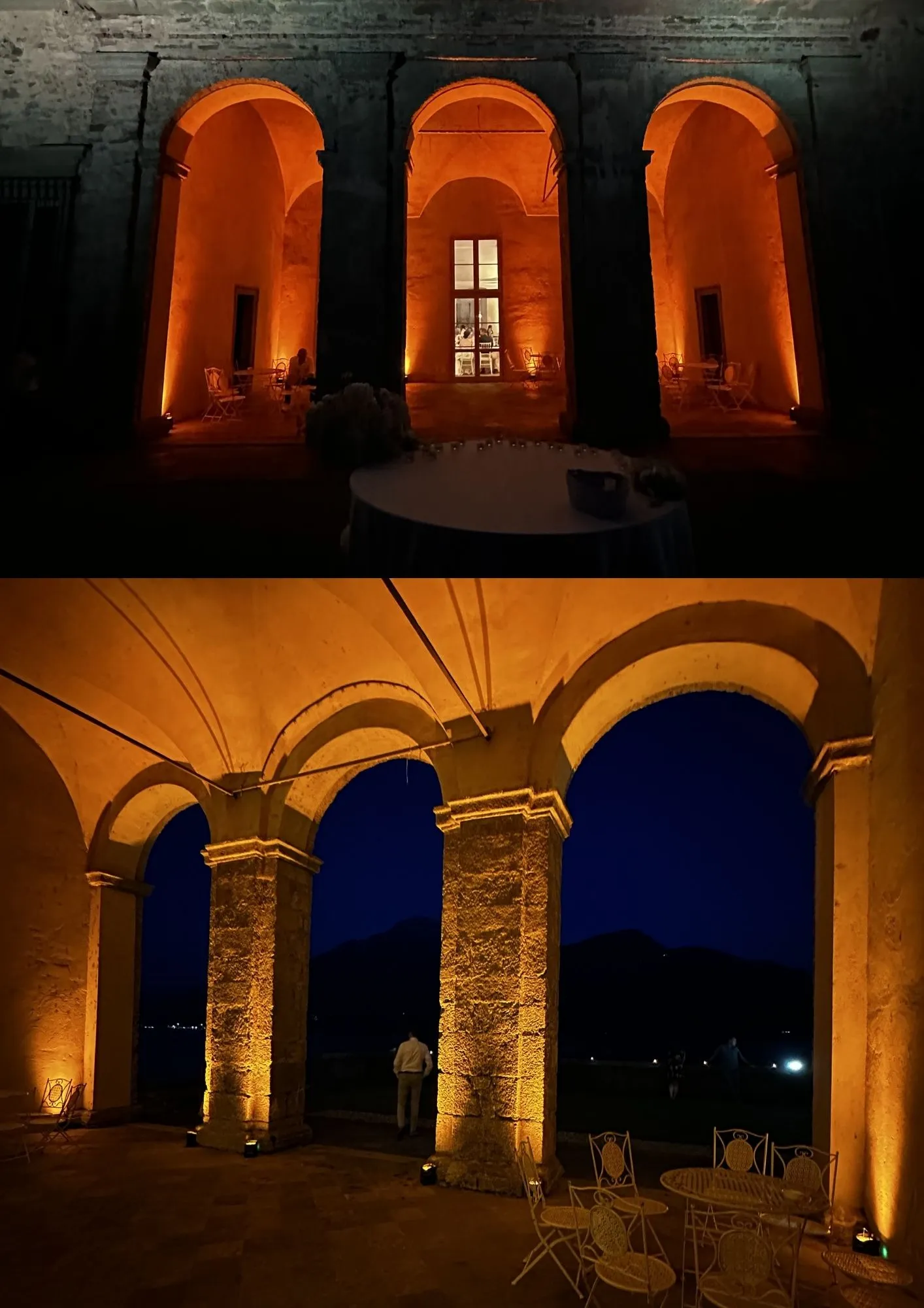 Illuminazione scenografica degli spazi